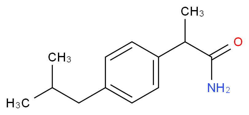 2-[4-(Isobutyl)phenyl]propionamide 95%_分子结构_CAS_)