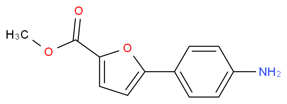 Methyl 5-(4-aMinophenyl)furan-2-carboxylate_分子结构_CAS_52939-06-7)