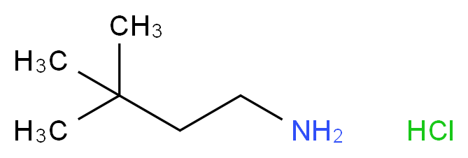 3,3-dimethylbutan-1-amine hydrochloride_分子结构_CAS_30564-98-8