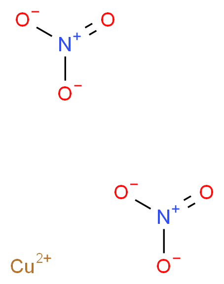 2.5水合硝酸铜(II), ACS_分子结构_CAS_19004-19-4)