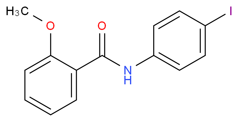 N-(4-Iodophenyl)-2-methoxybenzamide_分子结构_CAS_314022-71-4)