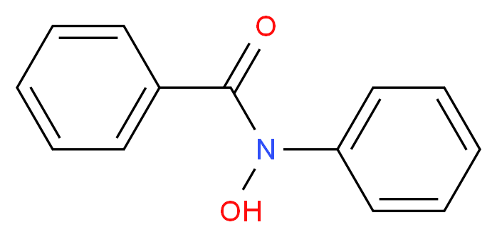 N-苯甲酰基-N-苯基羟胺_分子结构_CAS_304-88-1)