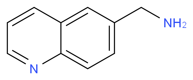 (Quinolin-6-ylmethyl)amine_分子结构_CAS_99071-54-2)
