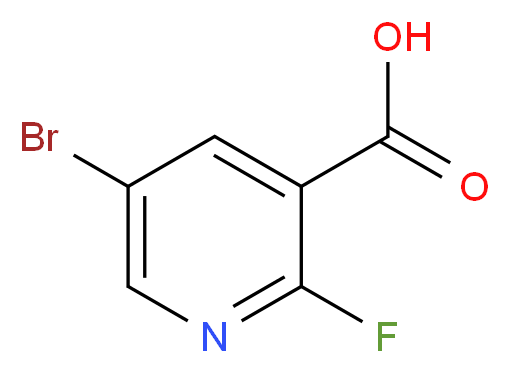 5-bromo-2-fluoropyridine-3-carboxylic acid_分子结构_CAS_29241-66-5