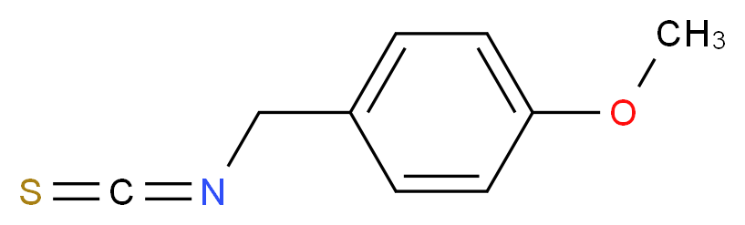 4-Methoxybenzyl Isothiocyanate_分子结构_CAS_3694-57-3)