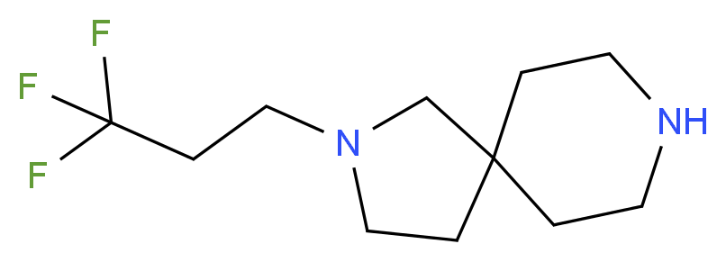 2-(3,3,3-trifluoropropyl)-2,8-diazaspiro[4.5]decane_分子结构_CAS_)
