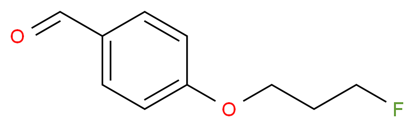 4-(3-fluoropropoxy)benzaldehyde_分子结构_CAS_400825-68-5