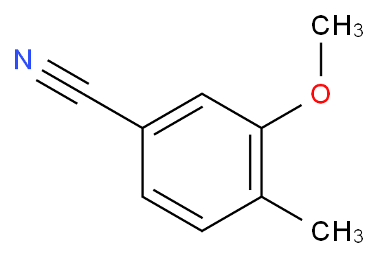 3-Methoxy-4-methylbenzonitrile_分子结构_CAS_3556-60-3)