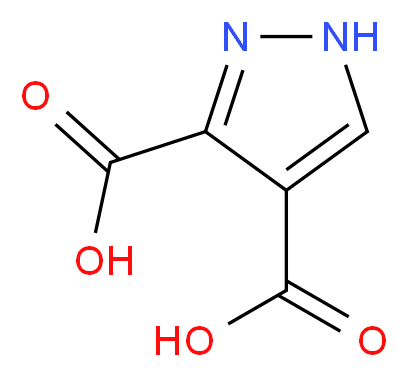 1H-PYRAZOLE-3,4-DICARBOXYLIC ACID_分子结构_CAS_31962-35-3)