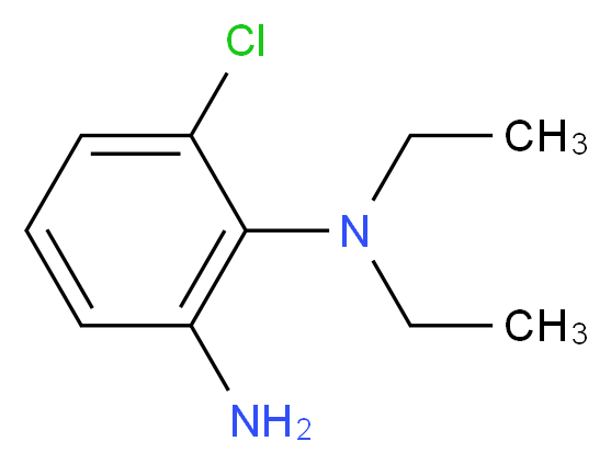 (2-amino-6-chlorophenyl)diethylamine_分子结构_CAS_926232-19-1)