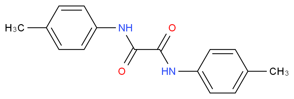 N,N'-bis(4-methylphenyl)ethanediamide_分子结构_CAS_3299-61-4