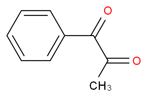 1-苯基-1,2-丙二酮_分子结构_CAS_579-07-7)