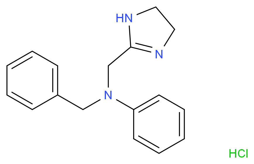 Antazoline HCl_分子结构_CAS_2508-72-7)