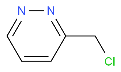 3-(Chloromethyl)pyridazine_分子结构_CAS_41227-72-9)