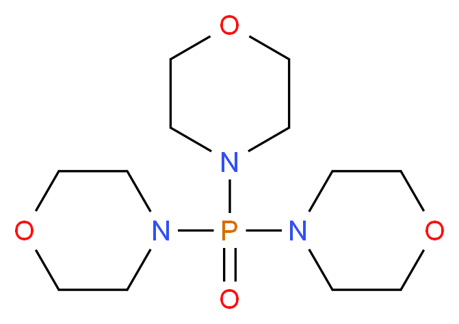 三(4-吗啉代)膦氧化物_分子结构_CAS_4441-12-7)