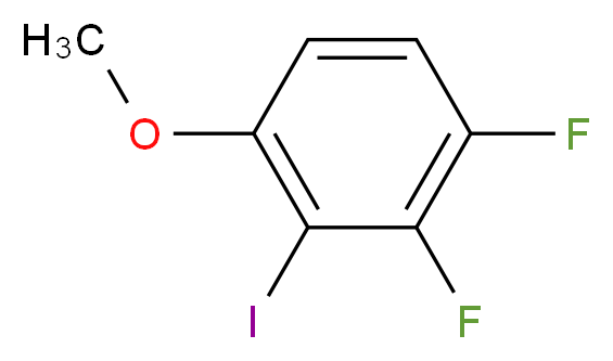 1,2-Difluoro-3-iodo-4-methoxy-benzene_分子结构_CAS_)