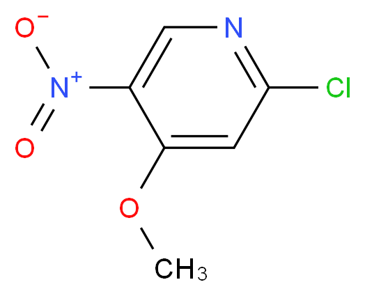 2-chloro-4-methoxy-5-nitropyridine_分子结构_CAS_607373-83-1