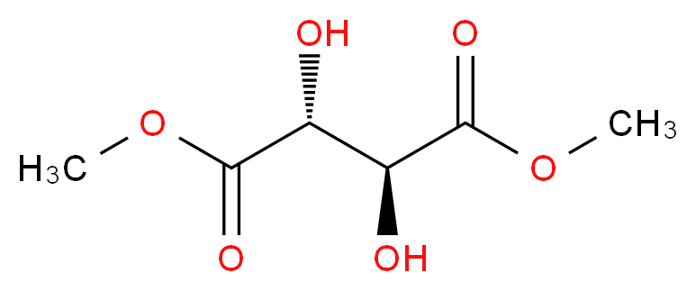 1,4-dimethyl (2S,3R)-2,3-dihydroxybutanedioate_分子结构_CAS_608-68-4