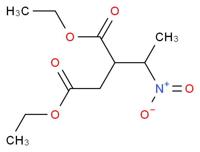 Diethyl 2-(1-nitroethyl)succinate_分子结构_CAS_4753-29-1)