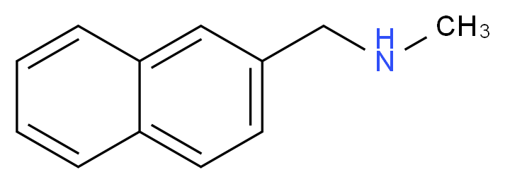 methyl(naphthalen-2-ylmethyl)amine_分子结构_CAS_76532-33-7