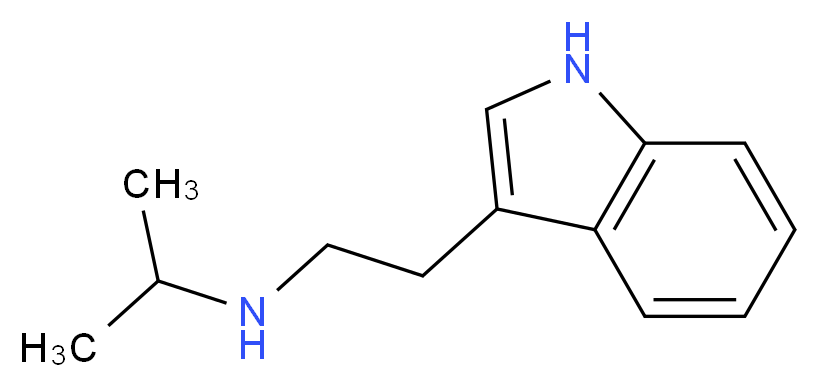 [2-(1H-indol-3-yl)ethyl](propan-2-yl)amine_分子结构_CAS_14121-10-9