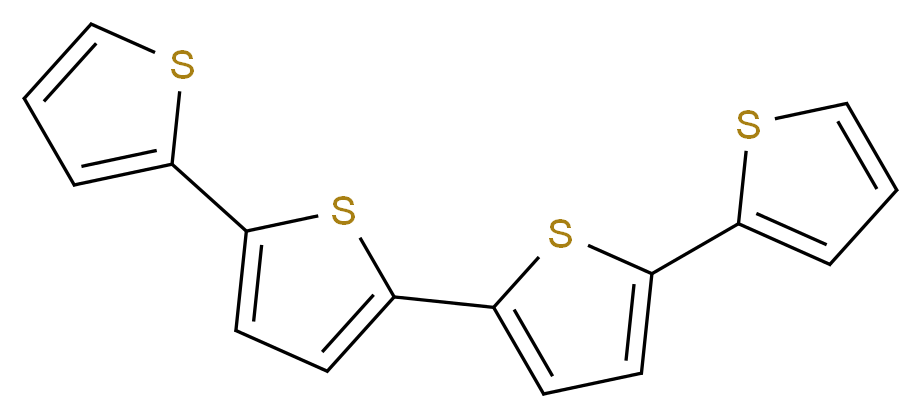 2-(thiophen-2-yl)-5-[5-(thiophen-2-yl)thiophen-2-yl]thiophene_分子结构_CAS_5632-29-1