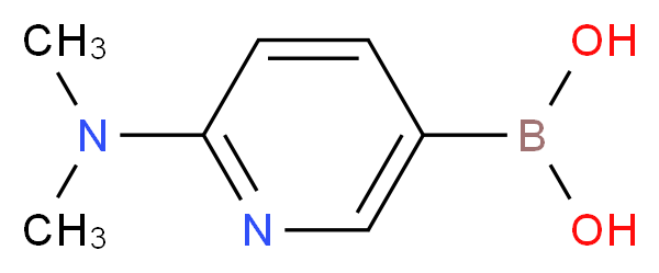 6-(Dimethylamino)pyridin-3-ylboronic acid_分子结构_CAS_579525-46-5)