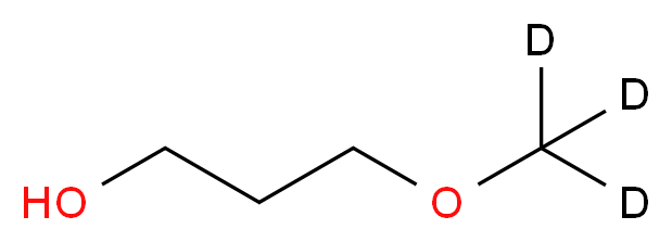 3-(Methoxy-d3)-1-propanol_分子结构_CAS_86013-00-5)