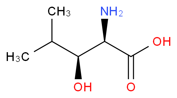 (2R,3S)-2-amino-3-hydroxy-4-methylpentanoic acid_分子结构_CAS_87421-23-6