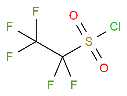 pentafluoroethane-1-sulfonyl chloride_分子结构_CAS_64773-40-6