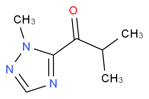2-methyl-1-(1-methyl-1H-1,2,4-triazol-5-yl)-1-propanone_分子结构_CAS_959239-52-2)
