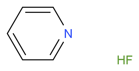 Hydrogen fluoride/pyridine (55% HF)_分子结构_CAS_)