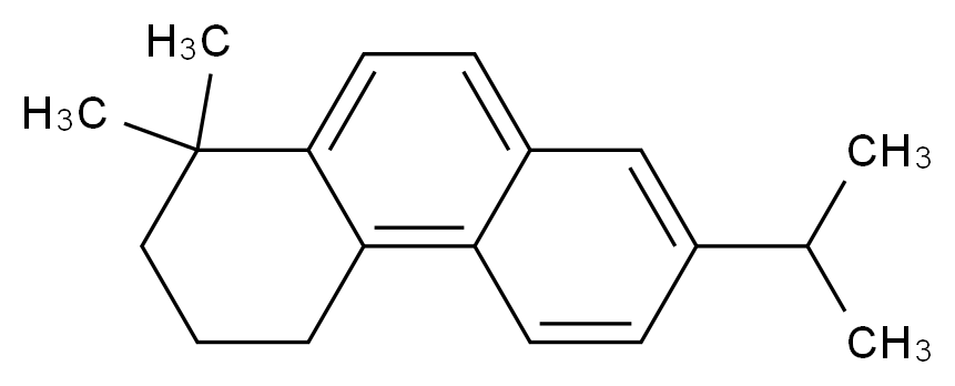 1,1-dimethyl-7-(propan-2-yl)-1,2,3,4-tetrahydrophenanthrene_分子结构_CAS_27530-79-6