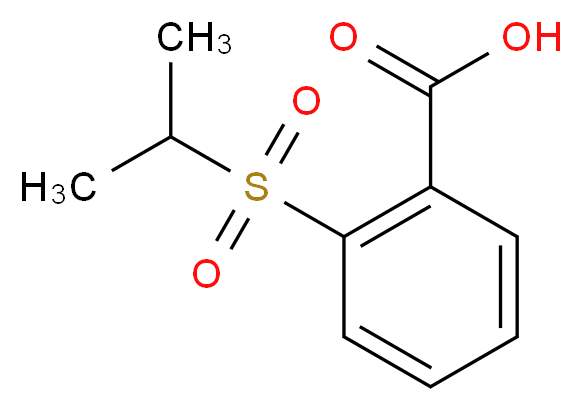 2-(Isopropylsulfonyl)benzoic acid_分子结构_CAS_)