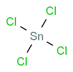 氯化锡(IV) 溶液_分子结构_CAS_7646-78-8)