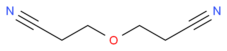 3-(2-cyanoethoxy)propanenitrile_分子结构_CAS_1656-48-0