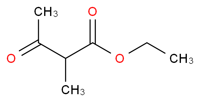 Ethyl 2-Methylacetoacetate_分子结构_CAS_609-14-3)