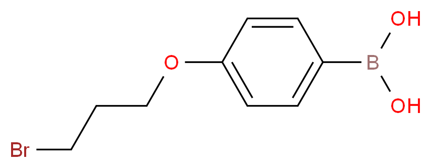 4-(3-Bromopropoxy)benzeneboronic acid 98%_分子结构_CAS_)