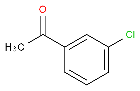 1-(3-Chlorophenyl)ethanone_分子结构_CAS_99-02-5)