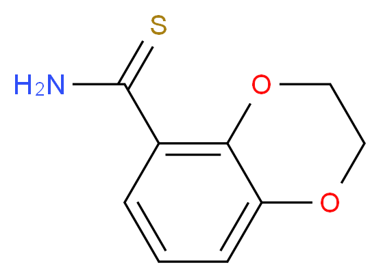 2,3-dihydro-1,4-benzodioxine-5-carbothioamide_分子结构_CAS_690632-23-6)