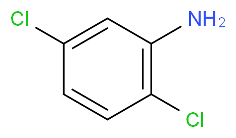 2,5-dichloroaniline_分子结构_CAS_95-82-9