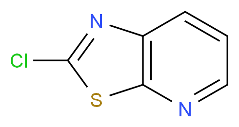 2-chloro-[1,3]thiazolo[5,4-b]pyridine_分子结构_CAS_91524-96-8