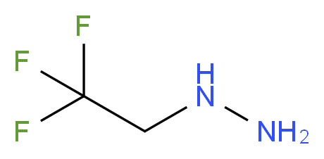 (2,2,2-trifluoroethyl)hydrazine_分子结构_CAS_5042-30-8