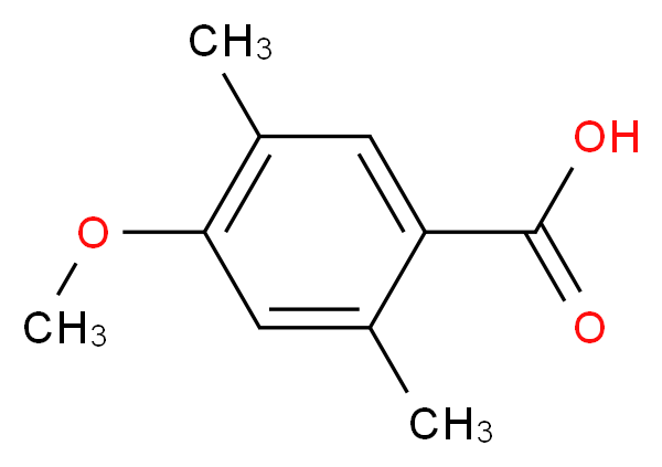 4-methoxy-2,5-dimethylbenzoic acid_分子结构_CAS_58106-26-6