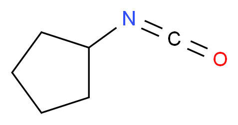 Isocyanatocyclopentane_分子结构_CAS_)