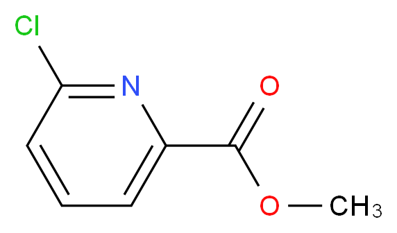 methyl 6-chloropyridine-2-carboxylate_分子结构_CAS_6636-55-1