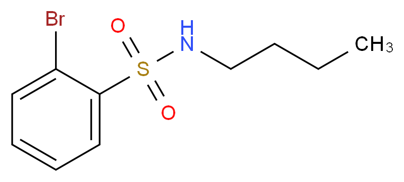 2-Bromo-N-butylbenzenesulphonamide_分子结构_CAS_)