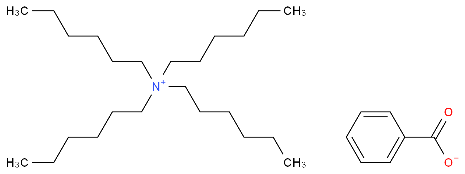 四正己基苯甲酸铵 溶液_分子结构_CAS_16436-29-6)