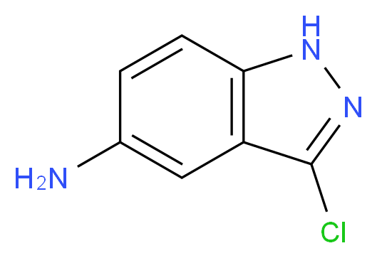 3-CHLORO-1H-INDAZOL-5-AMINE_分子结构_CAS_41330-49-8)