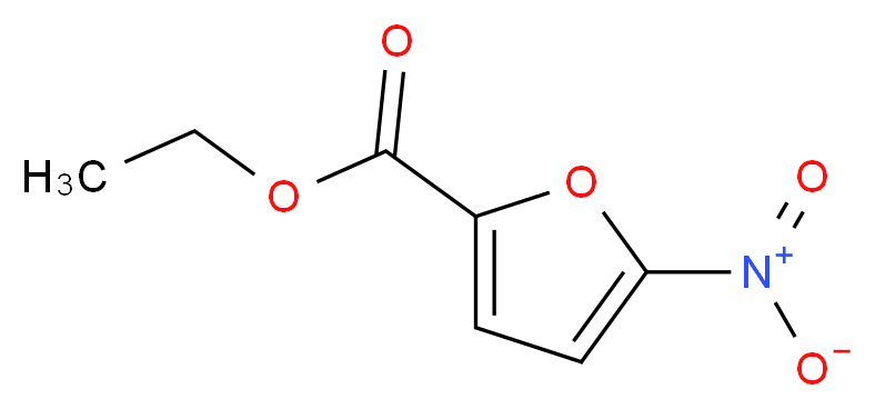 ethyl 5-nitrofuran-2-carboxylate_分子结构_CAS_943-37-3